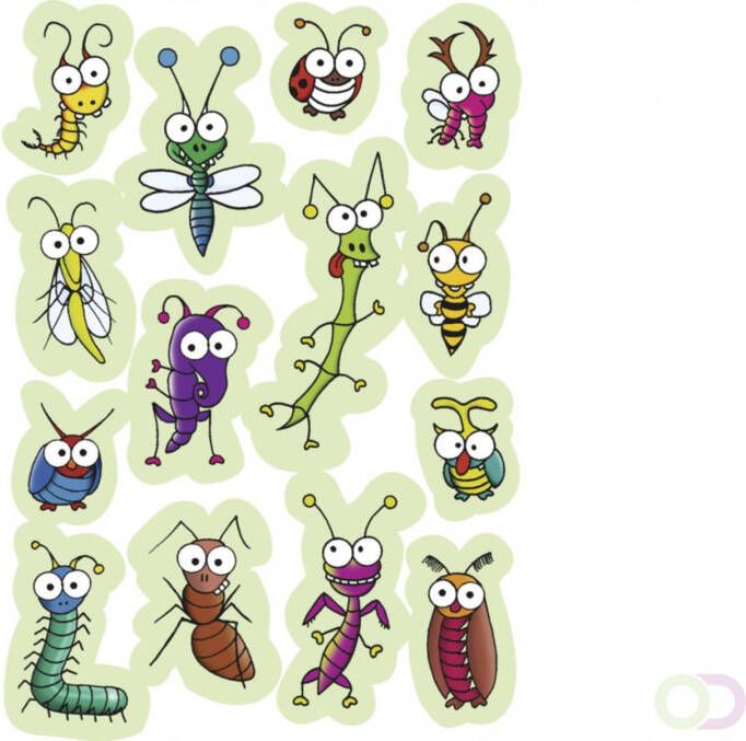 Herma 3268 Stickers MAGIC grappige Insecten wiebelogen