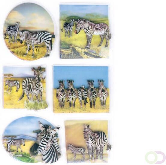 Herma 6254 Stickers MAGIC zebras 3D folie