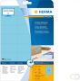 Herma Gekleurde etiketten A4 70 x 37 mm blauw verwijderbaar - Thumbnail 2