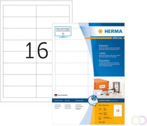 Herma Inkjet etiketten A4 97 x 33 8 mm wit permanent hechtend