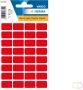 Herma Multipurpose-etiketten 12 x 18 mm rood permanent hechtend om met de hand te - Thumbnail 1