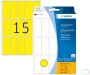 Herma Multipurpose etiketten 20 x 50 mm geel permanent hechtend om met de hand te - Thumbnail 1