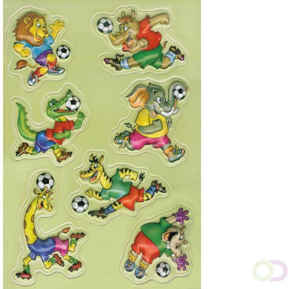 Herma Stickers 6253 MAGIC african dieren van het voetbal popup