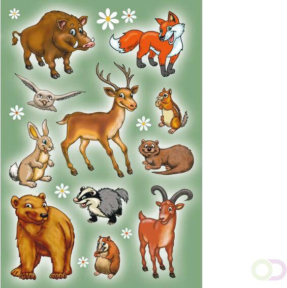 Herma Stickers 6263 MAGIC dieren vaan de dierentuin reliÃf preeg