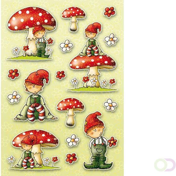 Herma Stickers 6363 MAGIC bloemen&amp vlinders Puffy