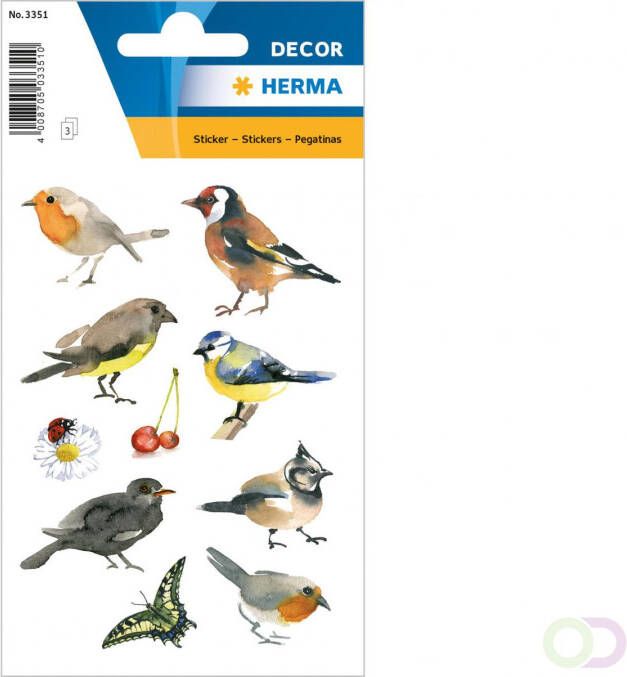 Herma Stickers Aquarel Vogels