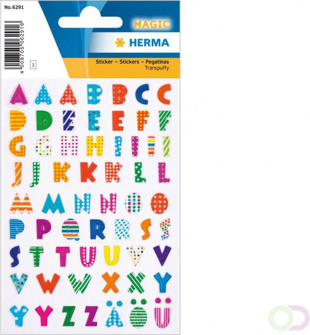 HERMA Etiket 6291 kleurrijke letters stone
