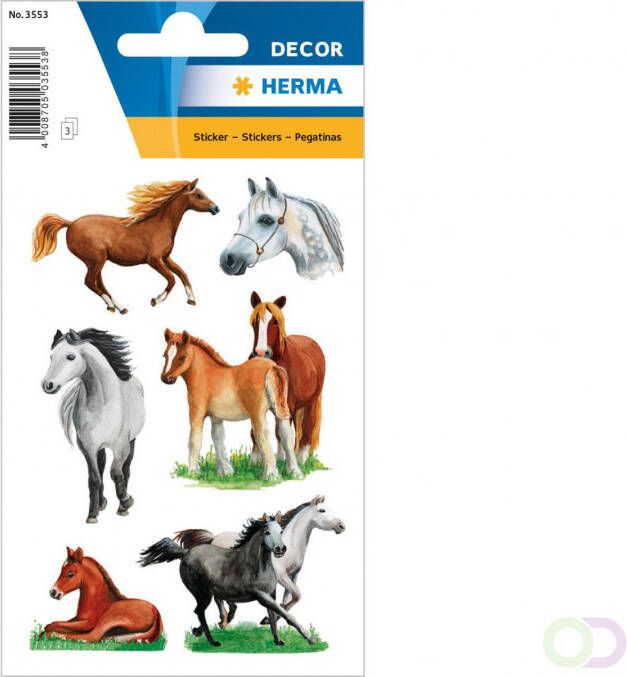 Herma Stickers paarden rassen