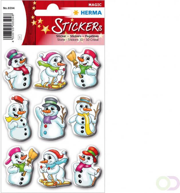 Herma Stickers Sneeuwpoppen Stone