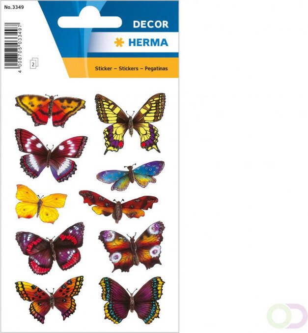 Herma Stickers vlinders glanzend
