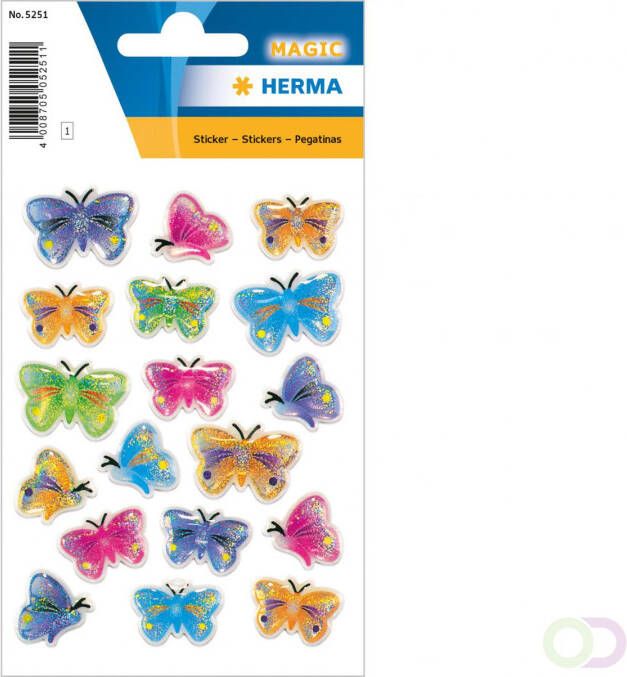 HERMA Etiket 5251 vlinder stone
