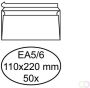 Hermes Envelop bank EA5 6 110x220mm zelfklevend wit pak Ã  50 stuks - Thumbnail 1