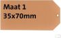 HF2 Label karton nr1 200gr 35x70mm chamois 1000stuks - Thumbnail 4