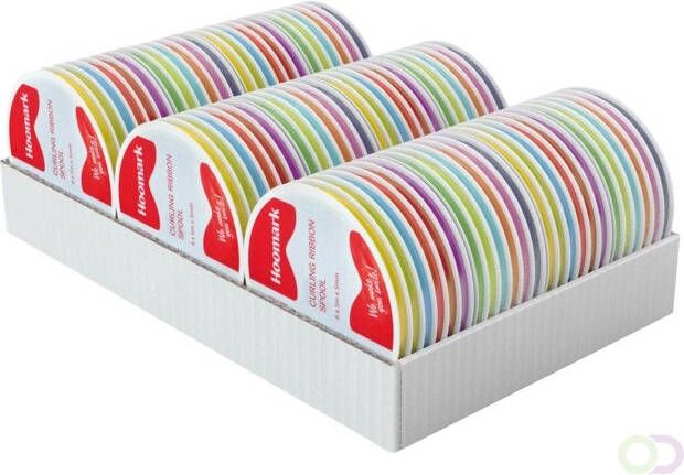 IG design Cadeaulint IG metallic 6x5m display Ã  12 rollen glitter pearl