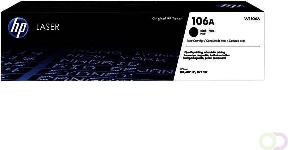 HP 106A originele zwarte lasertonercartridge (W1106A)