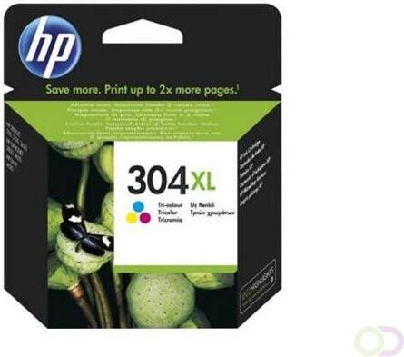 HP 304XL originele drie-kleuren inktcartridge (N9K07AE)