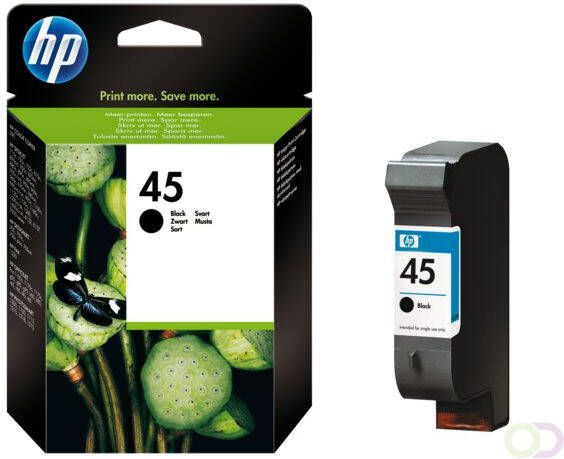 HP 45 Inktcartridge zwart (51645A)