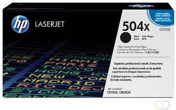 HP 504X originele high-capacity zwarte LaserJet tonercartridge (CE250X)
