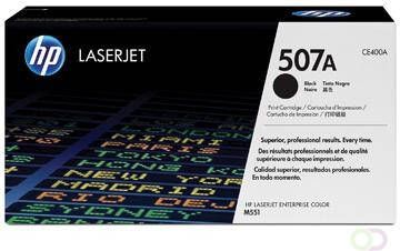 HP 507A originele zwarte LaserJet tonercartridge (CE400A)