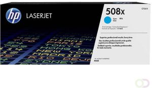 HP 508X originele high-capacity cyaan LaserJet tonercartridge (CF361X)