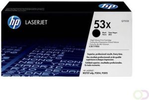 HP 53X originele high-capacity zwarte LaserJet tonercartridge (Q7553X)