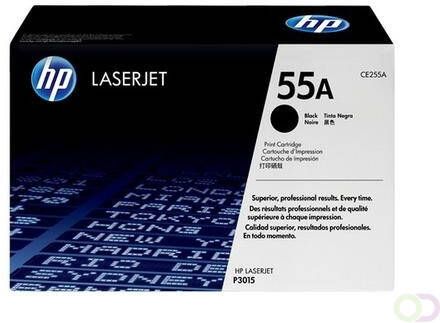 HP 55A originele zwarte LaserJet tonercartridge (CE255A)