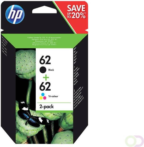 HP Inkt cartridge 62 N9J71AE zwart + kleur