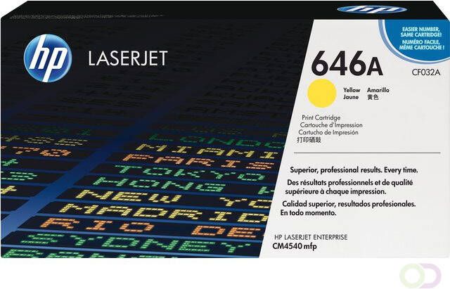 HP 646A originele gele LaserJet tonercartridge (CF032A)