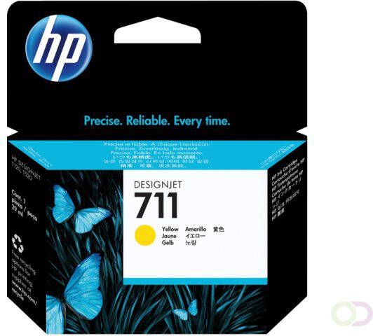 HP 711 Inktcartridge geel (CZ132A)