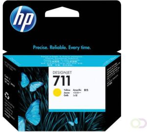 HP 711 Inktcartridge geel(CZ132A )
