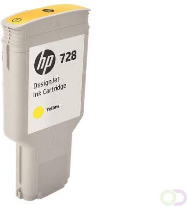 HP 728 gele DesignJet inktcartridge 300 ml (F9K15A)