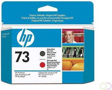 HP 73 printkop chromatisch rood matte black and chromatic red 1-pack