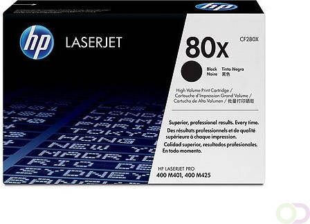 HP 80X originele high-capacity zwarte LaserJet tonercartridge 2-pack (CF280XD)