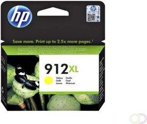 HP 912XL originele high-capacity gele inktcartridge (3YL83AE)