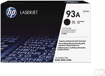 HP 93A Original Laserjet Toner Cartridge Zwart