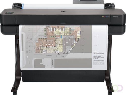 HP Designjet T630 grootformaat-printer Wifi Thermische inkjet Kleur 2400 x 1200 DPI 914 x 1897 mm Ethernet LAN (5HB11A#B19)