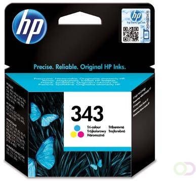HP inktcartridge 343 330 pagina's OEM C8766EE#301 3 kleuren met beveiligingssysteem
