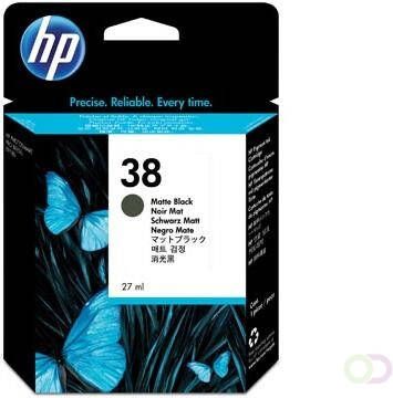 HP inktcartridge 38 3 200 tot 4 405 foto's OEM C9412A zwart mat