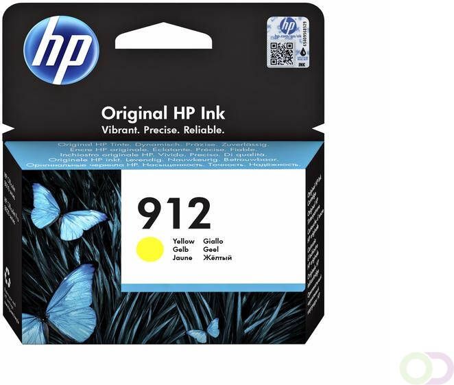 HP Inktcartridge 3YL79AE 912 geel