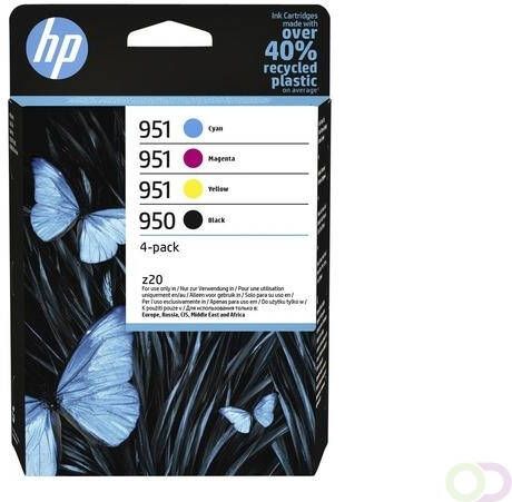 HP Inktcartridge 6ZC65AE 950 951 zwart + 3 kleuren