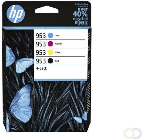 HP Inktcartridge 6ZC69AE 953 zwart + 3 kleuren