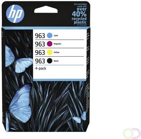 HP Inktcartridge 6ZC70AE 963 zwart 3 kleuren
