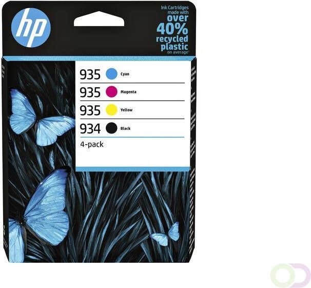 HP Inktcartridge 6ZC72AE 934 935 zwart 3 kleuren