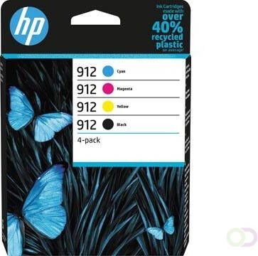 HP inktcartridge 912 300 315 pagina's OEM 6ZC74AE 4 kleuren