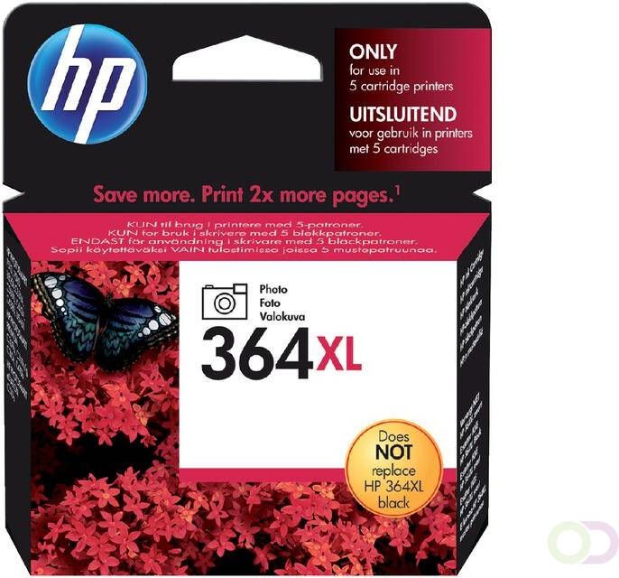 HP Inktcartridge CB322EE 364XL foto zwart HC