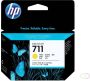 HP Inktcartridge CZ136A 711XL geel HC - Thumbnail 1