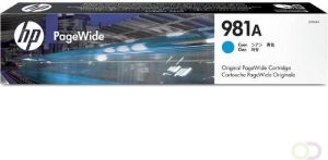 HP 981A Inktcartridge blauw(J3M68A )