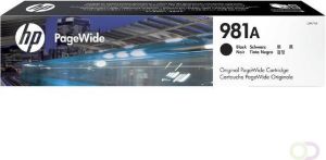 HP 981A Inktcartridge zwart(J3M71AE )