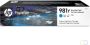 HP Inktcartridge L0R13A 981Y blauw EHC - Thumbnail 2