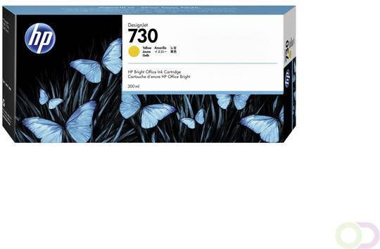 HP Inktcartridge P2V70A 730 300ml geel
